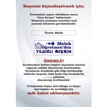Öğretmen Kaşesi - Yıldızlı Aferin, 912 (51*19 mm) Mavi Keçeli Otomatik Kaşe