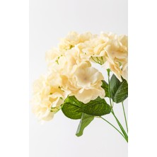 Yapay Ortanca Çiçeği Açık Somon 45  cm  7 Dal