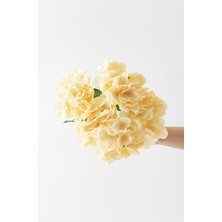 Yapay Ortanca Çiçeği Açık Somon 45  cm  7 Dal