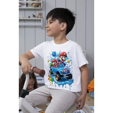 Texclusive Süper Mario Tshirt Çocuk Tişört Cars 10