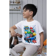 Texclusive Süper Mario Tshirt Çocuk Tişört Cars 14