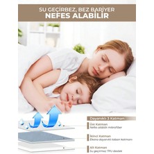 Sıvı Su Geçirmez Fitted Full Kenar Tek Kişilik Çift Kişilik Bebek Çocuk Yatak Alez