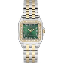 Ferro Sarı ve Gümüş Çelik Kordon Kadın Kol Saati FL40112A-D6