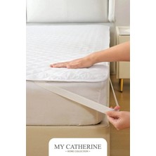 My Catherine Sıvı Su Geçirmez Kapitone %100 Pamuk Tek Kişilik Çift Kişilik Bebek Çocuk Yatak Alez