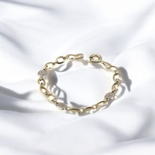 PIEDORA GOLD 14 Ayar Altın Bileklik