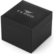 Ferro Siyah Çelik Kordon Erkek Kol Saati FM31458A-G