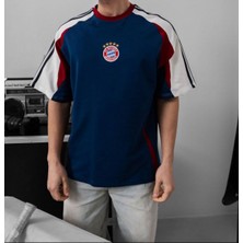 Oversıze Bayern Likralı Penye Tişört - Kaliteli Bayern Tshırt