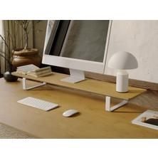 HATAK Doğal Ahşap Monitör Yükseltici Monitor Altlığı Monitör Sehpası