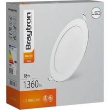 BP01-31800 - Bry 18W 3000K 8" Sıva Altı Ledli Panel 2 Li Paket
