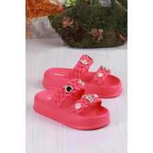 Fort Bella E423 Plaj Deniz Havuz Terliği Hafif Rahat Esnek Kız Çocuk Terlik