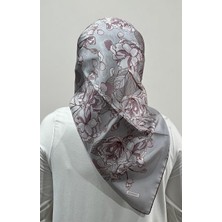 Ipekevi Desenli Eşarp 1202 Gümüş