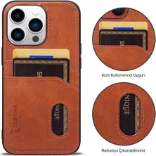 Rona Store Xiaomi Redmi Note 10 Pro Uyumlu Zebana Kartlıklı Pu Deri Kılıf