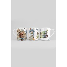 DREAM COLLECTION Islık Çalan Kız Özel Tasarım Porselen Kupa 300 ml