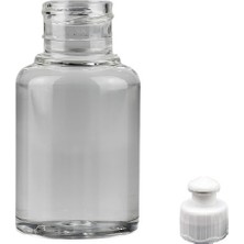 Ziylan 30 ml Şeffaf Şişe Puspul Kapaklı 24 Adet si