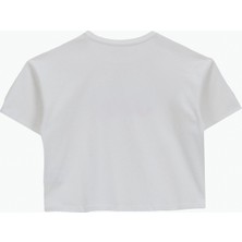 Jeep Baskılı Beyaz Kız Çocuk T-Shirt J5SG-TST7525