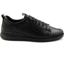 Siyah Leather Erkek Sneaker E01084240703