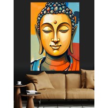 Altın Buda Güzelliği Dekoratif Kanvas - Mdf Ahşap Tablo