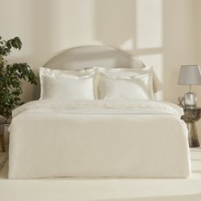 Karaca Home Rayas Nakışlı %100 Pamuk Çift Kişilik Nevresim Takımı Beyaz