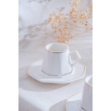 Acar Elara Gold 6 Kişilik Kahve Fincanı Takımı - 90 ml