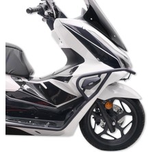 Gp Kompozit Honda Pcx 125 2025 Uyumlu Motor Koruma Demiri Siyah