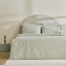 Karaca Home Vivien Brodeli %100 Pamuk Çift Kişilik Nevresim Takımı Adaçayı