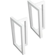 Metal Masa Yemek Masası Çalışma Masası Ayağı 2 Adet Ayak 71 cm Mobilya Ayağı