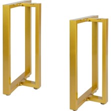 Metal Masa Yemek Masası Çalışma Masası Ayağı 2 Adet Ayak 71 cm Mobilya Ayağı