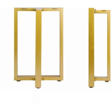 Metal Masa Yemek Masası Çalışma Masası Ayağı 2 Adet Ayak 71 cm Mobilya Ayağı