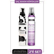 Morfose Milk Therapy Saç Köpüğü Nemlendirici Etkiyle 200 ml Kolay Şekillendirme Sağlar