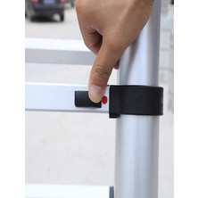 Miapadella Alüminyum Çift Yönlü Teleskopik Merdiven | 6+6 Basamak - 3.8 Metre