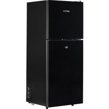 U-Frigo 136 Lt 12-24v Marin/Karavan Kompresörlü Buzdolabı Temperli Cam Kapak Limited Edition Siyah