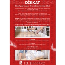 Us. Sleeping Full Ortopedik Optimum Bamboo Yaylı Yatak (19Cm) 90X200
