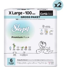 Sleepy Bio Natural Premium Plus Efsane Paket Bebek Bezi 6 Numara Xlarge 200 Adet