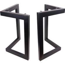 Metal Bank Sehpa Orta Sehpa Ayağı 2 Adet Ayak 42 cm Mobilya Ayağı