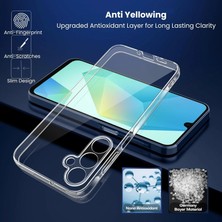 Etiget Samsung Galaxy A16 Kılıf Şeffaf Silikon Kamera Yeri Karumalı Kılıf