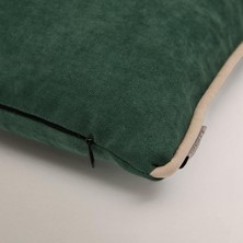 Efe Biye Detaylı Düz Kırlent Kılıfı