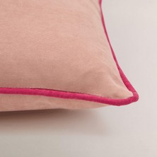 Efe Biye Detaylı Düz Kırlent Kılıfı
