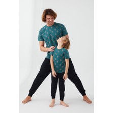 Arnetta 2504 Garson Parrot Erkek Çocuk Kısa Kol Pijama Takım