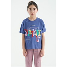 Tommy Life T13KG-75112_01 Kız Garson Oversize T-Shirt O Yaka Suprem