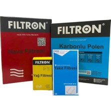 Ford Fiesta 1.4 Tdci Euro5 Mann Filtron Filtre Seti 2011-2012  Polen+Yakıt Filtresi (Orijinal)