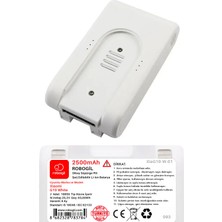 Robogil Xiaomi G10 White Handheld Cordless Vacuum 2500MAH Uyumlu Pil Paketi / Bataryası XIAG10-W-01