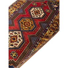 El Dokuma Sıfır Yahyalı Halısı 106 x 208 Kırmızı Kök Boya Halı
