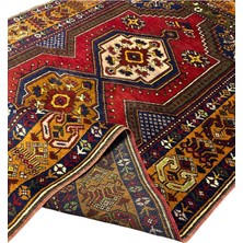 El Dokuma Sıfır Yahyalı Halısı 106 x 208 Kırmızı Kök Boya Halı