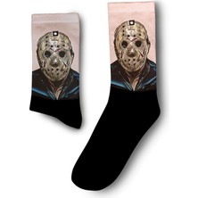 Jason Voorhees Maskeli Katil Çorap - Unisex