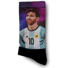 Lionel Messi - Arjantin Fulbolcu Çorap - Unisex