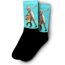 Rick And Morty Dab Çorap - Unisex