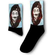 La Casa De Papel Salvador Dali Maskeli Çorap - Unisex
