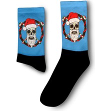 Kurukafa Noel Baba Noel Yılbaşı Çorabı - Unisex