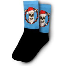 Kurukafa Noel Baba Noel Yılbaşı Çorabı - Unisex