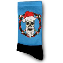 Kurukafa Noel Baba Noel Yılbaşı Çorabı - Unisex